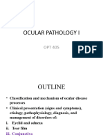 Opt 405 (Ocular Pathology I)