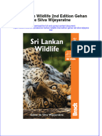 Sri Lankan Wildlife 2Nd Edition Gehan de Silva Wijeyeratne Online Ebook Texxtbook Full Chapter PDF