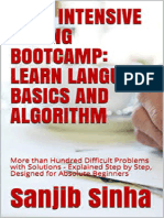 Java Intensive Coding Bootcamp LEARN LANGUAGE BASICS and ALGORITHM More Than Hundred Difficult Problems With Solutions - ... (Sanjib Sinha) (Z-Library)
