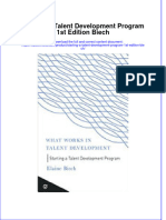 Starting A Talent Development Program 1St Edition Biech Online Ebook Texxtbook Full Chapter PDF