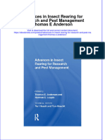 Full Ebook of Advances in Insect Rearing For Research and Pest Management Thomas E Anderson Online PDF All Chapter