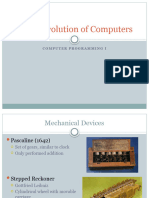 1.01 - Understand The Evolution of Computers and Computer Programming Languages - PowerPoint