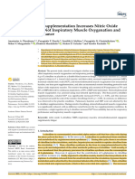 Acute L Citrulline Supp Increases NO 