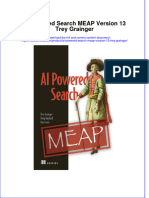 Full Ebook of Ai Powered Search Meap Version 13 Trey Grainger Online PDF All Chapter