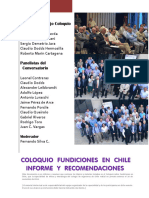 Fundiciones de Cobre en Chile Coloquio y