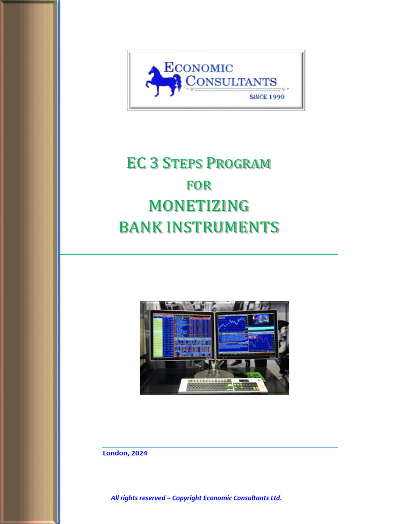 EC 3 Steps Program For Monetizing Instruments 2024 | PDF | Banks ...