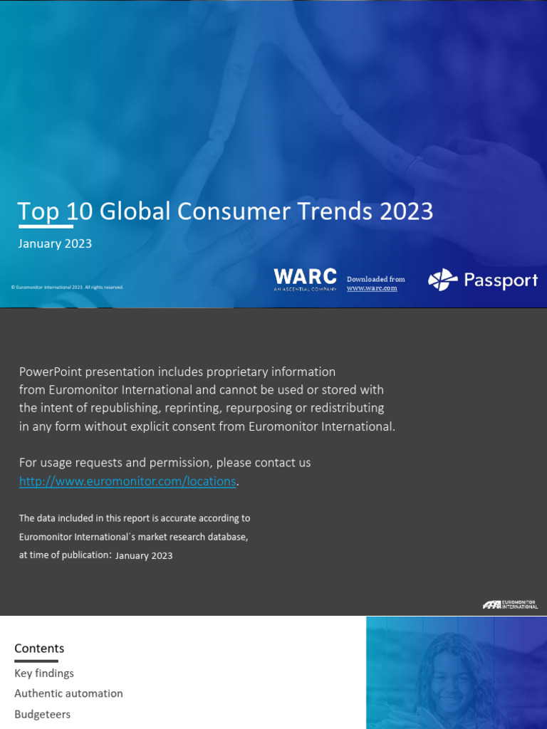 2023 Consumer Trends Insights | PDF | Cost Of Living | Mobile App