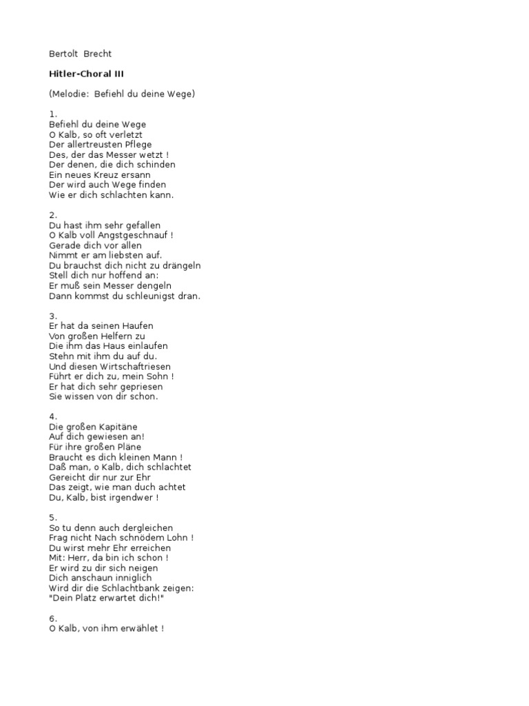 Hitler Choral 3