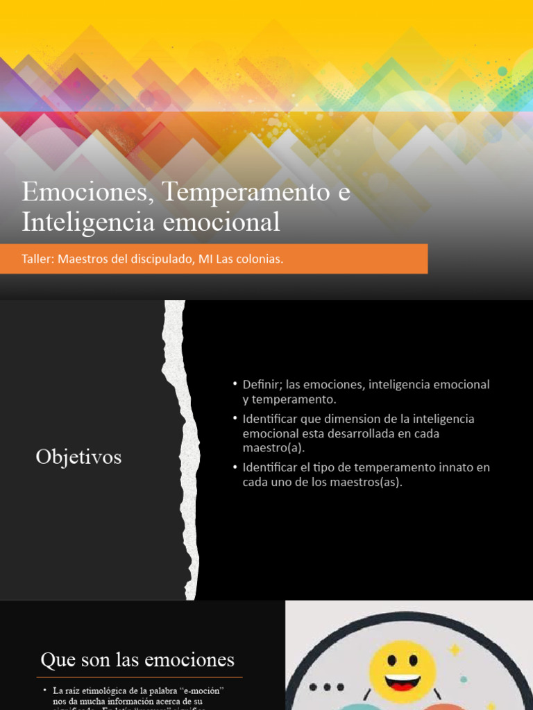 Emociones, Temperamento, Inteligencia Emocional | PDF | Las emociones ...
