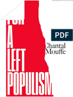 Chantal Mouffe For A Left Populism - En.ar