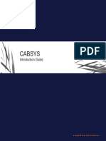 Cabsys Introduction Guide