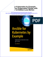 Full Ebook of Ansible For Kubernetes by Example Automate Your Kubernetes Cluster With Ansible 1St Edition Luca Berton Online PDF All Chapter
