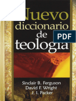 Nuevo Diccionario de Teología (Sinclair B. Ferguson, David F. Wright, J. I. Packer)