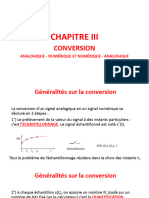 Chapitre III-Conversion Analogique Numerique