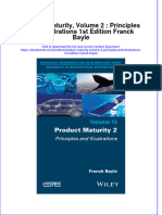 Download ebook Product Maturity Volume 2 Principles And Illustrations 1St Edition Franck Bayle online pdf all chapter docx epub 
