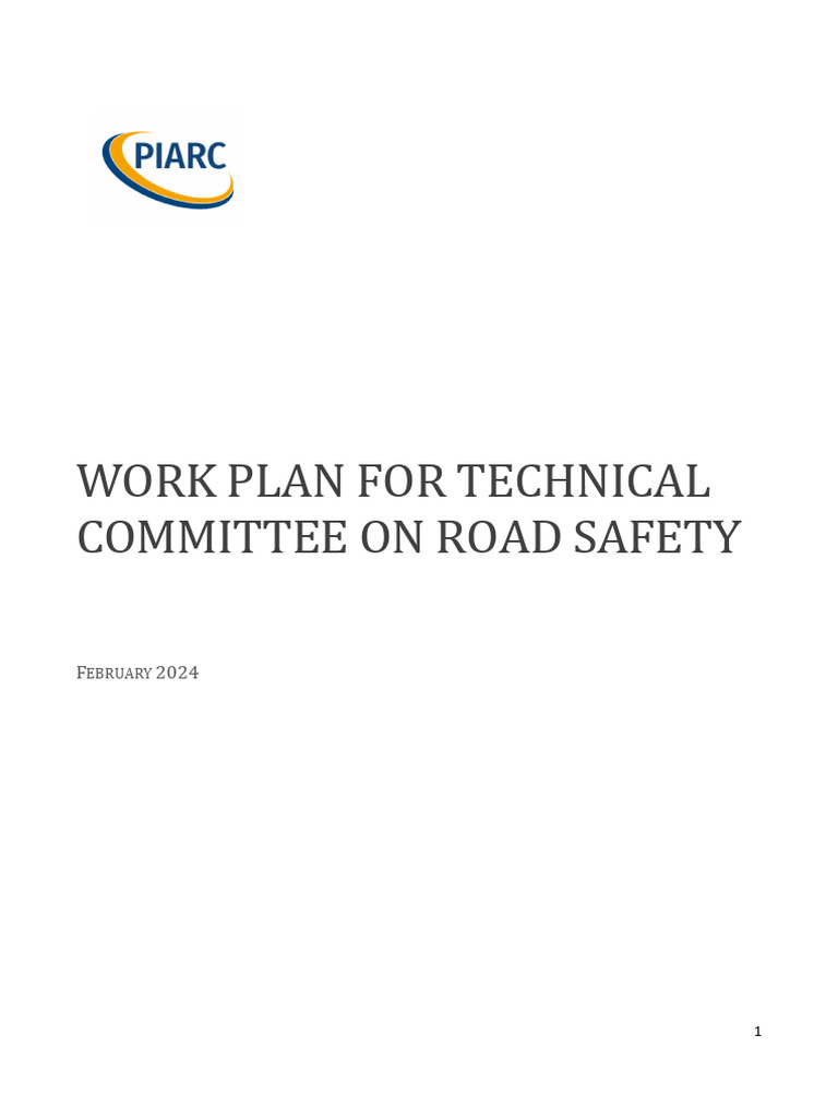 Road Safety Work Plan for VRUs 2024 | PDF | Traffic Collision | Road ...