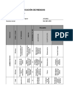 Matriz de Riesgo. Empresa de Seguros