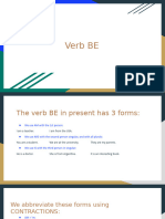 Verb BE