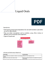Liquid Orals