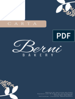 Carta Berni Bakery 2023