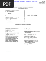 Ballot Harvesting Motion To Dismiss