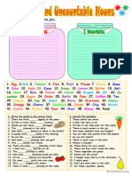 Countable and Uncountable Nouns