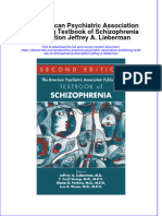 Ebook The American Psychiatric Association Publishing Textbook of Schizophrenia 2Nd Edition Jeffrey A Lieberman Online PDF All Chapter