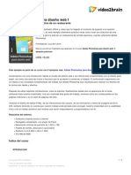 Adobe Photoshop para Diseno Web I