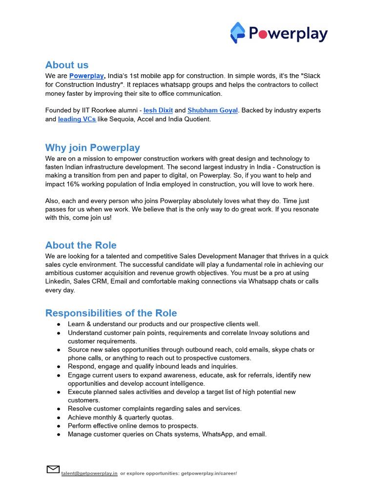 Inside SaaS Product Sales Job Description PDF Customer