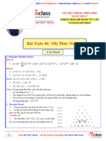 Bài Toán 06 - Nhị Thức Newton - Đề Bài