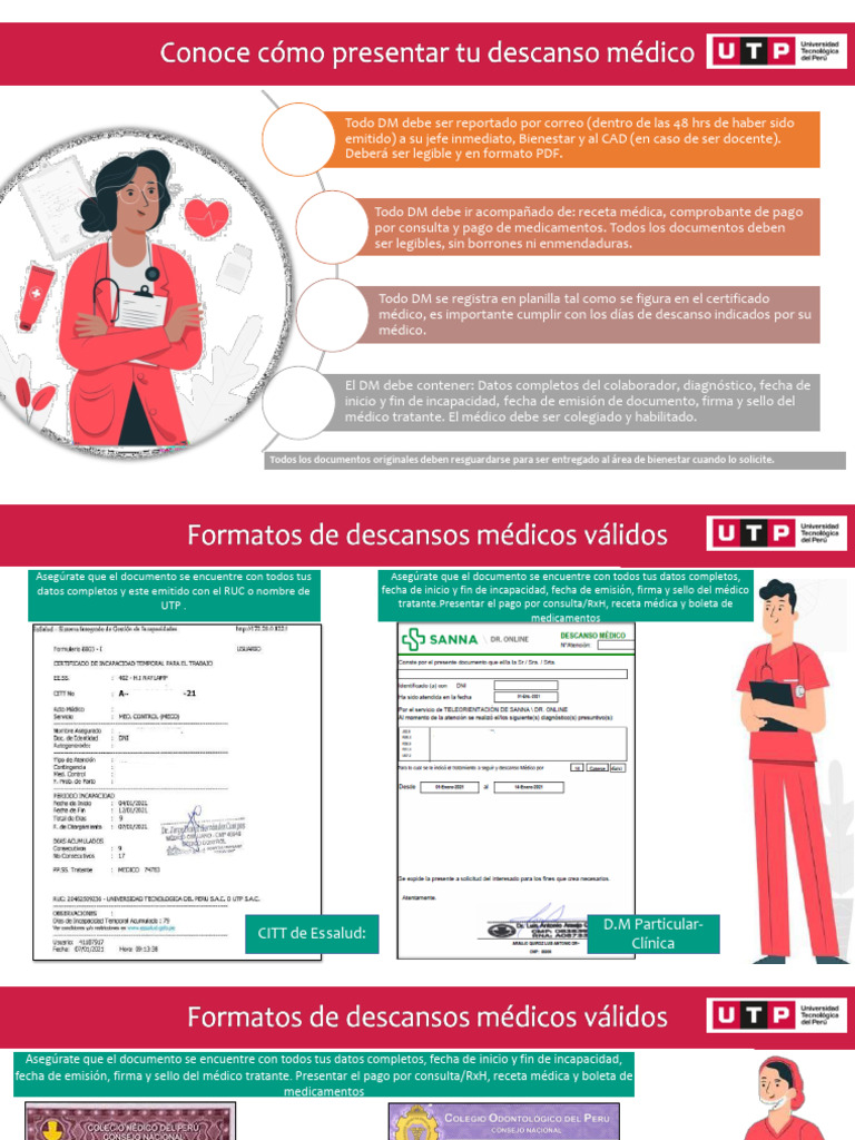 Requisitos para el Descanso Médico | PDF | Negocios | Relaciones ...
