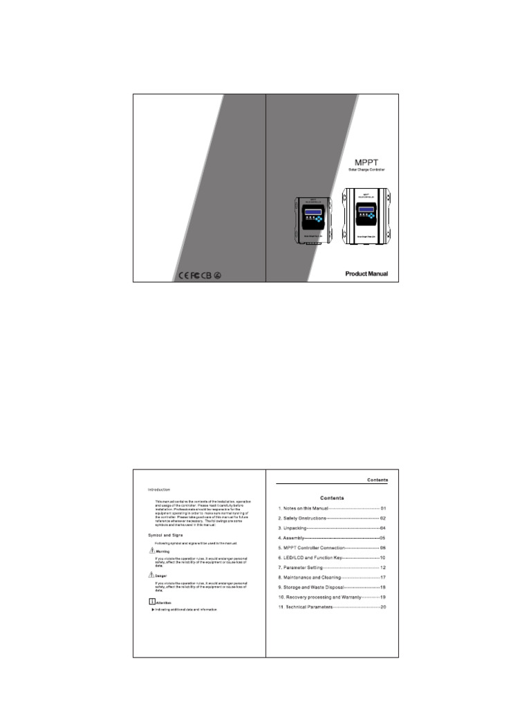 SC M 12V 24V 48V 20 60a | PDF