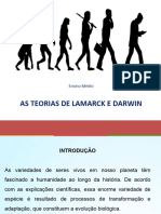 As Teorias de Lamarck e Darwin