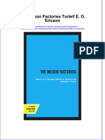 The Meson Factories Torleif E O Ericson Online Ebook Texxtbook Full Chapter PDF