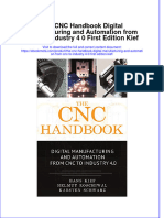 Ebook The CNC Handbook Digital Manufacturing and Automation From CNC To Industry 4 0 First Edition Kief Online PDF All Chapter