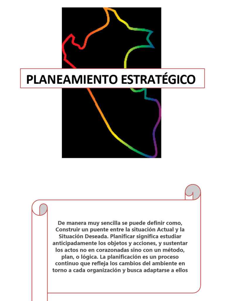 Planeamiento Estrategico Pdf Planificación Plan Marshall