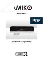 Amiko SHD8000 Uputstvo Za Upotrebu SRB