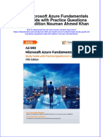 Download full ebook of Az 900 Microsoft Azure Fundamentals Study Guide With Practice Questions Labs 5Th Edition Nouman Ahmed Khan online pdf all chapter docx 