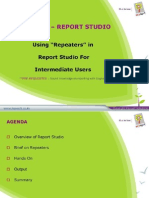 Repeaters in Report Studio