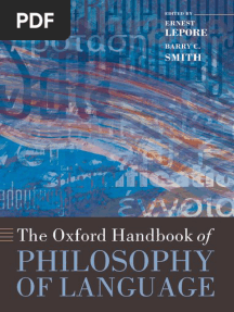 Oxford Handbook of Philosophy Language