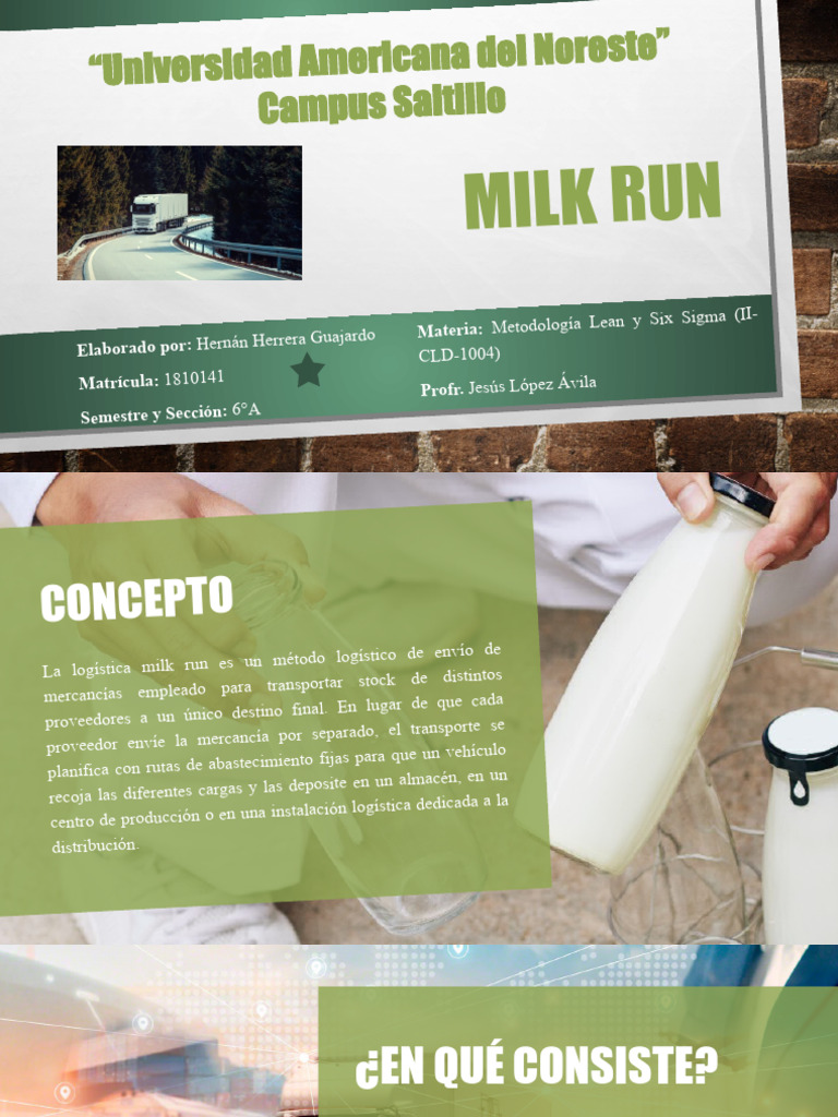 Milk Run | PDF | Transporte | Business
