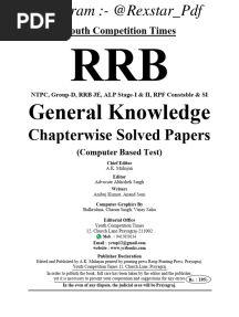 YCT RRB 2023 GK & Awareness (ENGLISH)