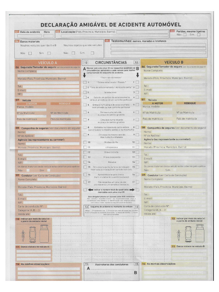 Declaração Automóvel | PDF