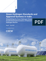 “Green Hydrogen Standards and Approval Systems in India