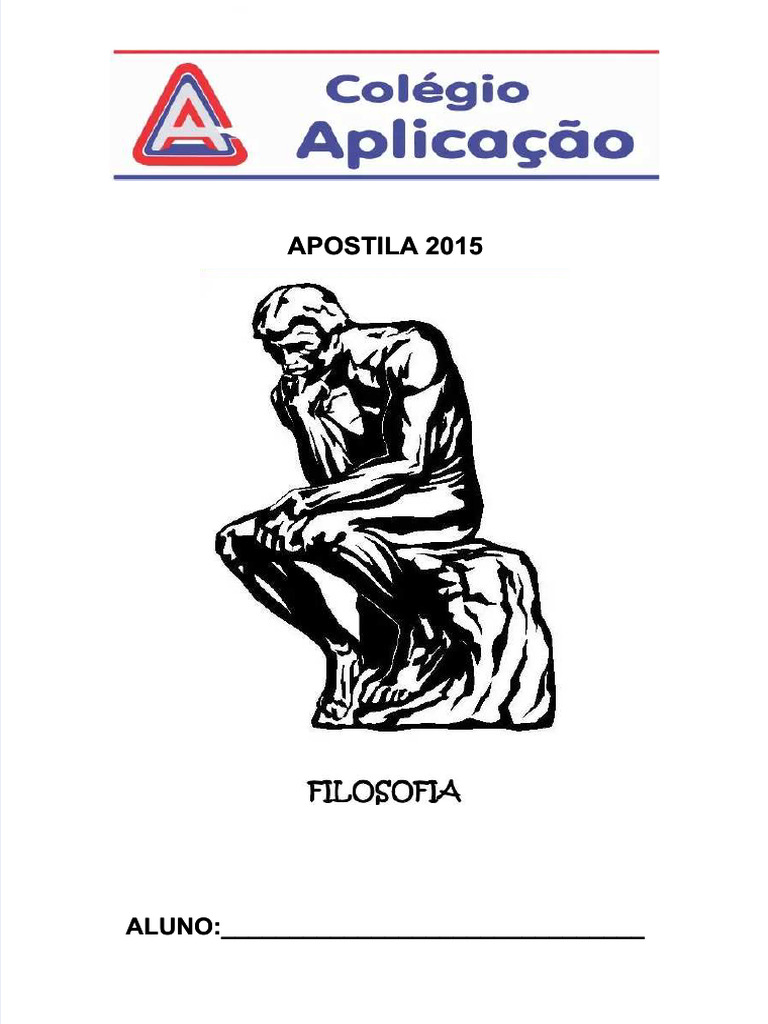 Apostila de Filosofia para 8º Ano | PDF | Sócrates | Platão