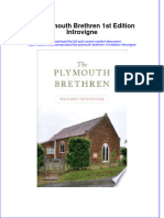 The Plymouth Brethren 1St Edition Introvigne Online Ebook Texxtbook Full Chapter PDF