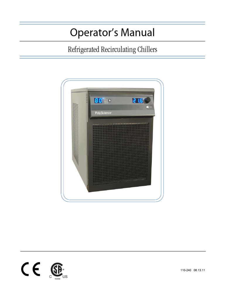 6000 Chiller Manual | PDF | Pump | Pipe (Fluid Conveyance)