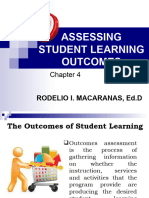 Assessing Student Learning Outcomes 2
