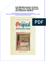 Download The Original Mediterranean Cuisine Medieval Recipes For Today Second Edition Barbara Santich online ebook  texxtbook full chapter pdf 