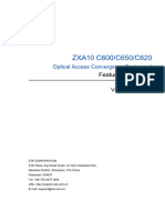 ZXA10 C600&C650&C620 (V2.0.10) Optical Access Convergence Equipment Feature Description
